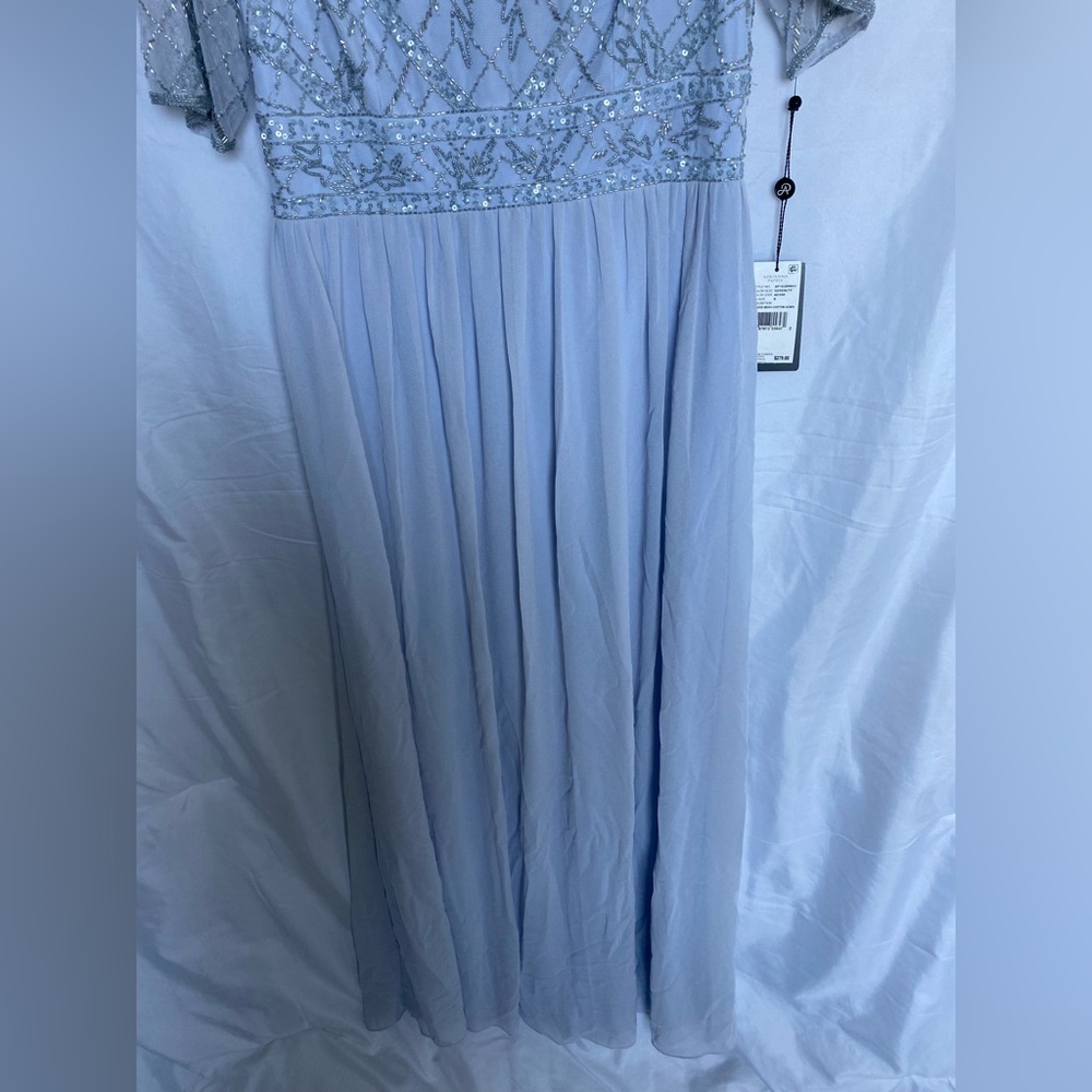 NWT Adrianna Papell Beaded Gown Size 8 - Picture 5 of 12